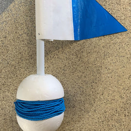 Personal Marker Floating Flag with 12m of Rope